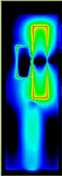 Microstrip Dipole Dual Band 2.45 GHz FDTD